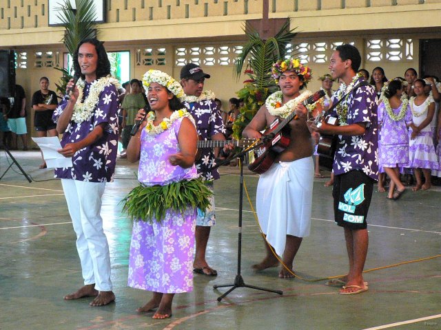 97- Groupe de chants polynesiens lycee AMJ 